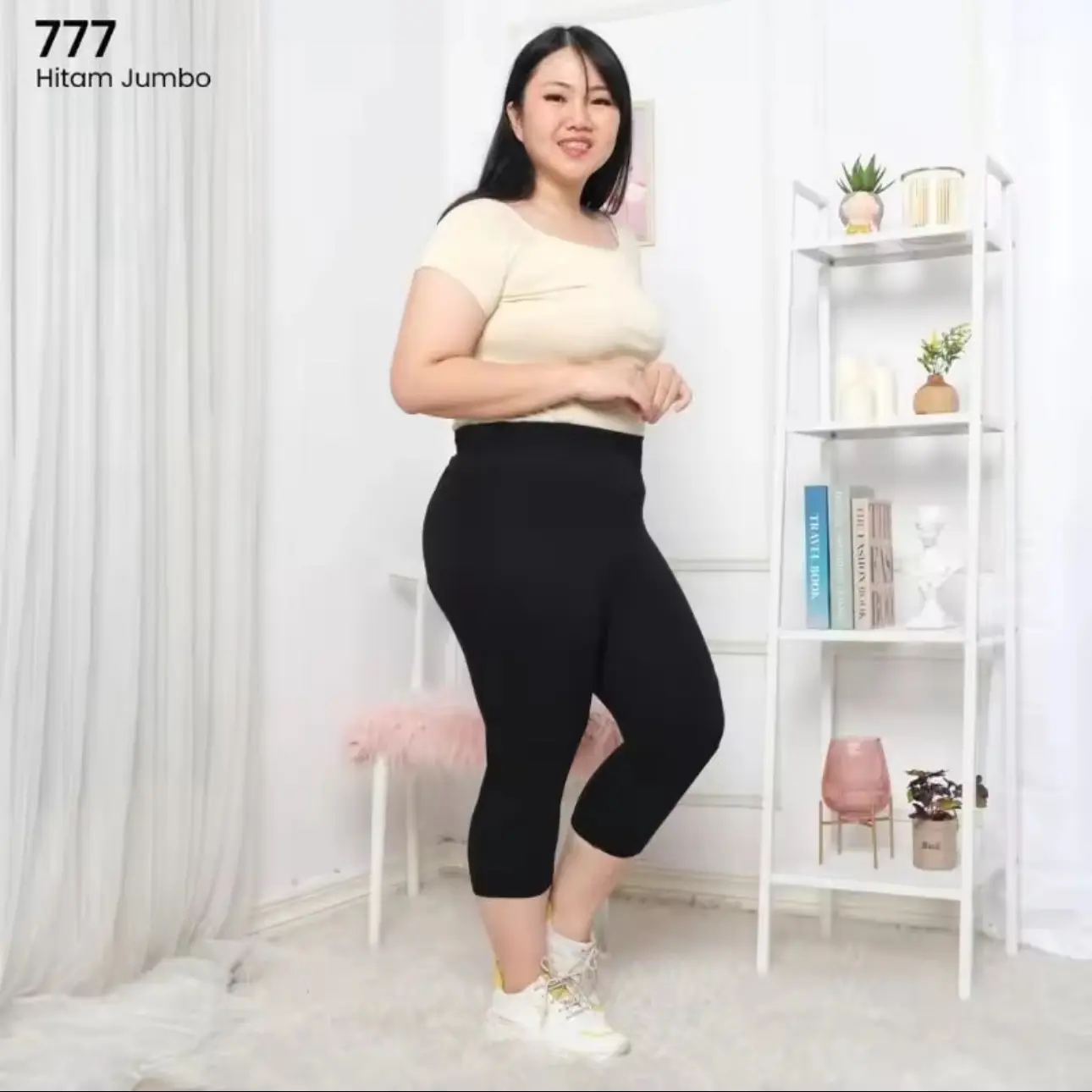 Legging 7/8 Jumbo Import/Legging Wanita/ Legging Nyaman Poliester Tebal Celana
