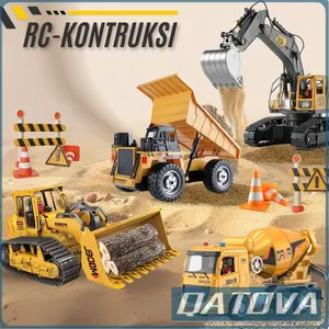 MAINAN RC EXCAVATOR KONSTRUKSI 27Mhz 6 CHANNEL MAINAN ANAK LAKI LAKI REMOTE CONTROL