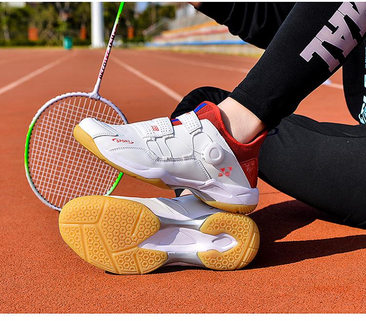 Product Introduction of In Stock Professional Badminton Shoes Tennis Shoes Volleyball Shoes in Stock Professional Badminton Shoes Tennis Shoes Volleyball Shoes New Casual Badminton Shoes Breathable Non-Slip Men's and Women's Lightweight Table Tennis Sneaker Tennis Training 25