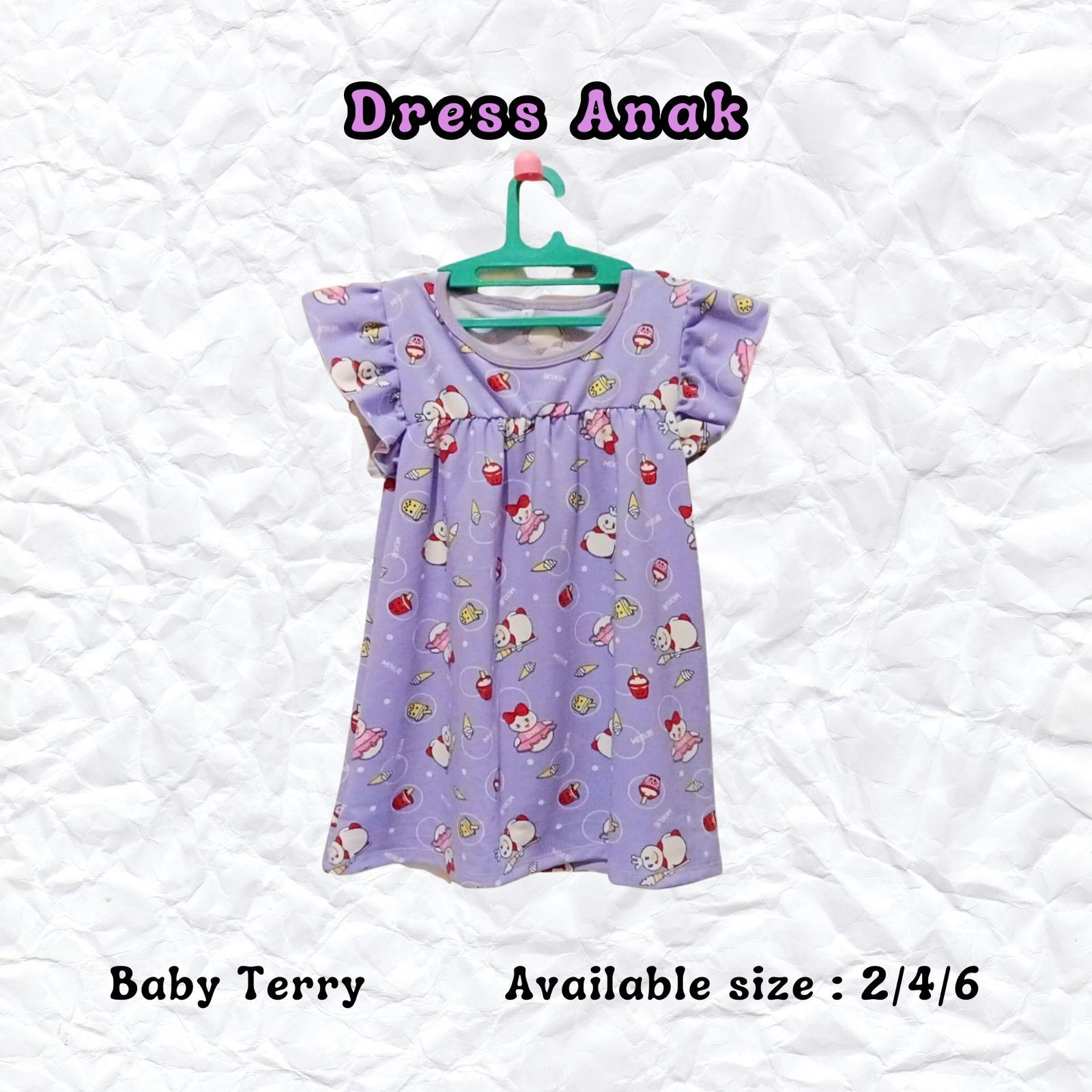 DRESS ANAK PEREMPUAN MIXUE VIRAL Fashion