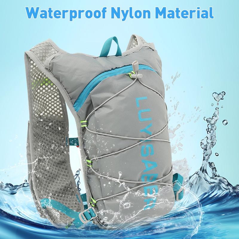 Túi Chứa Nước Xe Đạp, Newboler, Nhẹ (140g), Thoáng Khí, Thích Hợp Cho Các Hoạt Động Ngoài Trời, Ba Lô Đạp Xe, Vòng Chạy Marathon, Chạy Bộ, Đi Bộ Đường Dài Và Chạy Bộ, Áo Vest Chứa Nước, Với Bàng Bàng Nước 2L 5