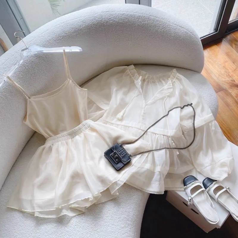 SET BABYDOLL TƠ 3 MÓN KÈM SHORT 0