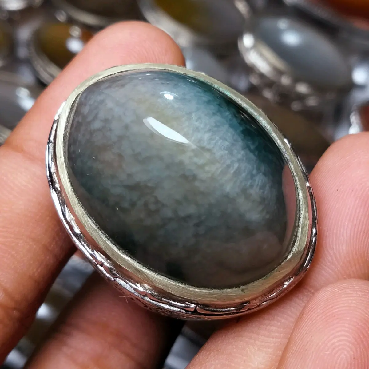 natural pandan lumut sisik betok top crystal