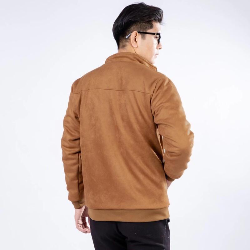 Product Introduction of Áo khoác da lộn , áo khoác nót lông loại 1 Nam Menswear 6