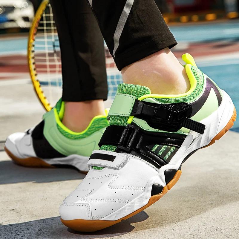 Product Introduction of Wholesale Training Athletics Table Tennis Shoes Rubber+MD Sole Badminton Tennis Shoes 8