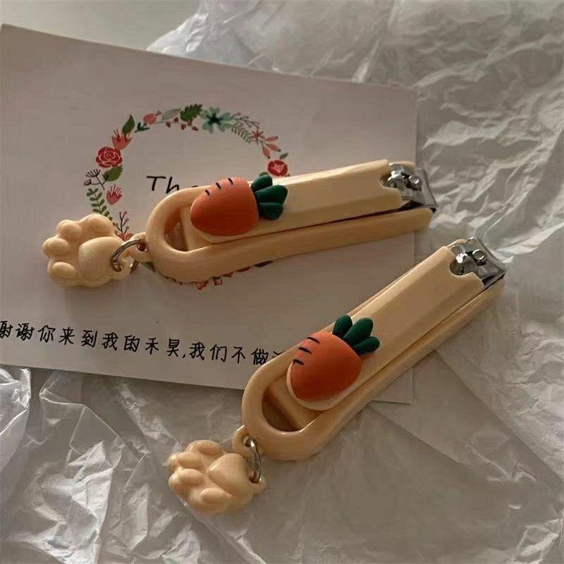 Dụng Cụ Bấm Móng Tay Cà Rốt, Thiết Kế Dễ Thương, Ins Giá Trị Cao, Thích Hợp Cho Phụ Nữ Và Trẻ Em Gái, Dụng Cụ Bấm Móng Tay, Năm 2025, Dụng Cụ Bấm Móng Tay Cao Cấp 0