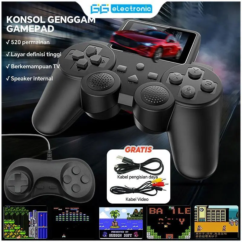 【Garansi 1 tahun】Brown Sound Game Boy S10 Mini  520 in 1 Permainan Portable Mainan Anak Mini Portabel  Console Games 1 PLAYER / 2 PLAYER pvp murah machine kids