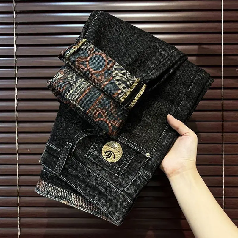 Quần Jean Xintang, Thương Hiệu Thời Trang Châu Âu Và Mỹ Cao Cấp, Dáng Ôm, Mỏng, Co Giãn, Hợp Xu hướng, Dễ Phối Đồ, Quần Dài, Thích Hợp Cho Mùa Hè, Mỏng