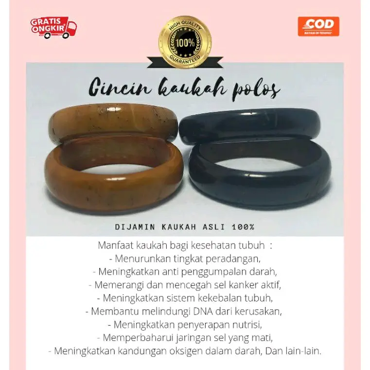 Cincin kokka kaukah polos
