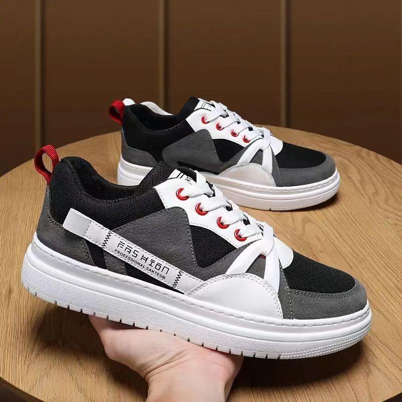 Men's Shoes Autumn 2024 New Soft Sole Odor-resistant Canvas Shoes Men's Casual Sneakers Low-top Wear-resistant Shoes for Students 7