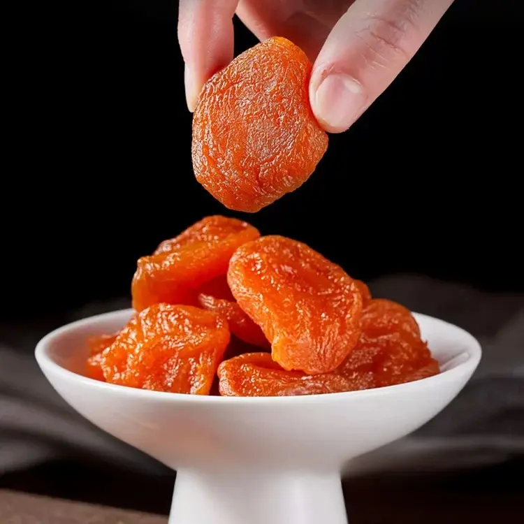 Dried red apricots no nuts sweet and sticky 1