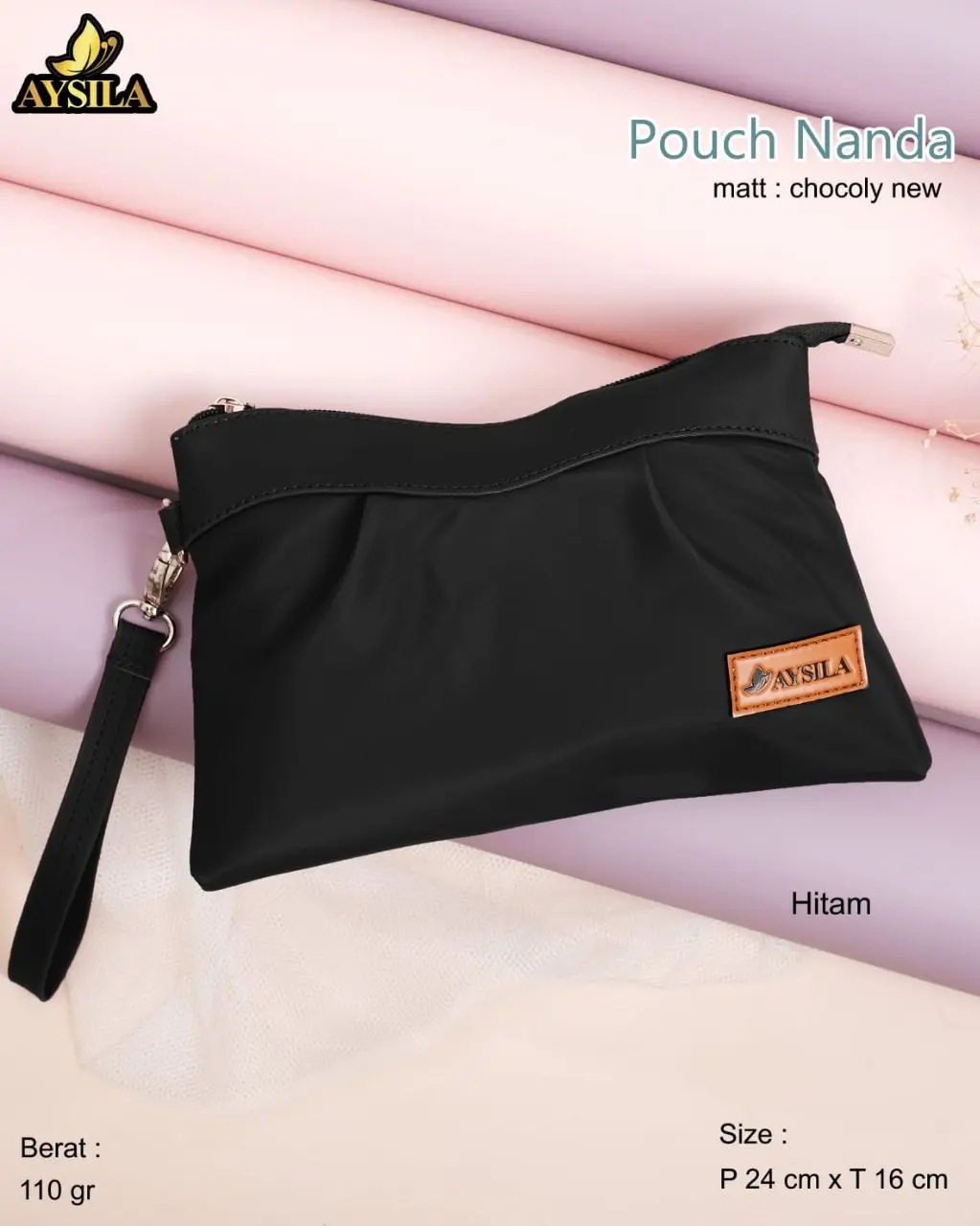 POUCH NANDA BY AYSILA DOMPET CANTIK BISA COD