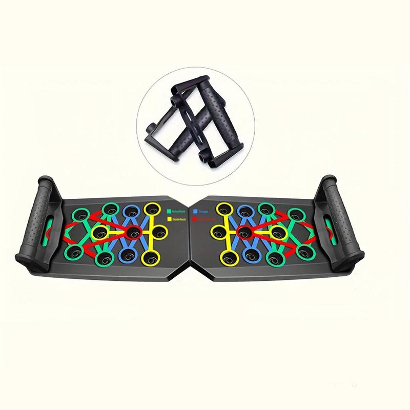 Product Introduction of Multifunctional Push Up Board, Durable PP Material Push Up Board, Versatile Fitness Equipment for Home Workouts and Muscle Building 8