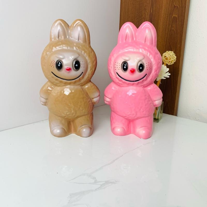 Heo đất tiết kiệm mẫu LaBuBu mini cute dễ thương quà tặng,trang trí Ống Tiết Kiệm Ống Heo Đựng Tiền