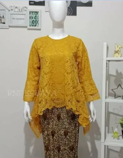 PROMO SETELAN  kebaya RINJANI /Kebaya brukat rinjani / kebaya modern/kebaya Kondangan/ kebaya masa kini/ kebaya terbaru/ kebaya modren/kebaya Kondangan/kebaya panjang / TERSEDIA UKURAN ,M,L,XL,XXL,3XL,4L,5L Kondangan Pesta Wanita