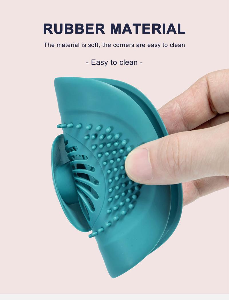 Product Introduction of Silicone Kitchen Sink Plug Shower Filter Drain Cover Stopper Sink Strainer Drainer Floor Drain Hair Catcher Bathroom Accessorie 6