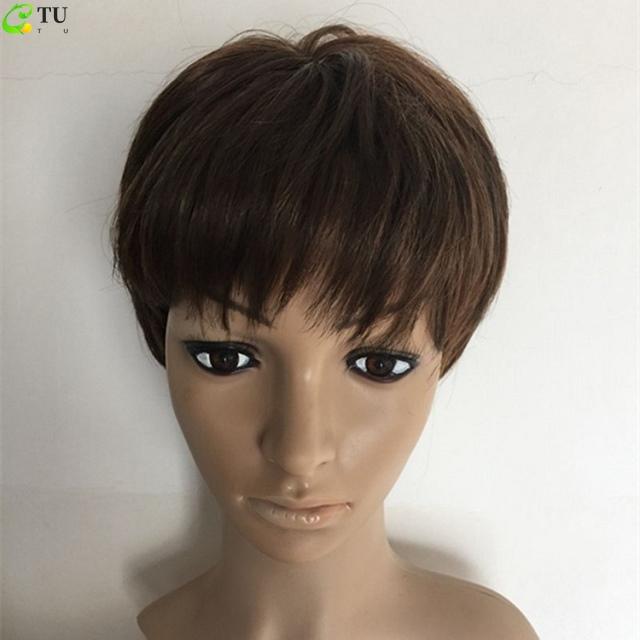Product Introduction of Tóc giả nam, bé trai, tóc thẳng, tóc giả ngắn, bộ tóc giả ngắn cá tính dành cho học sinh, tóc giả nguyên bộ 8