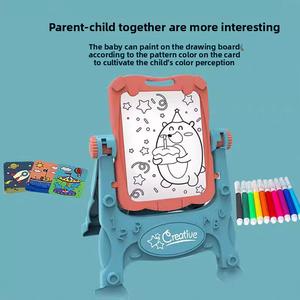 Children's Creative Drawing Board Painting Graffiti Double-sided Color Painting Educational DIY Toy