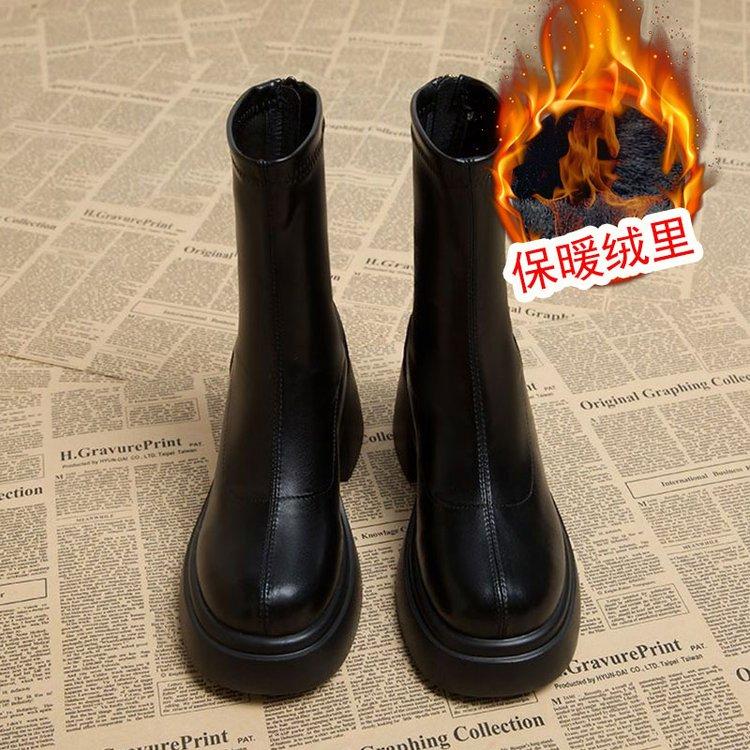 Bốt Knight, Mùa Đông Thanh Lịch, Dày Dặn, Dễ Phối Đồ Rất Thời Trang, Dành Cho Nữ 4