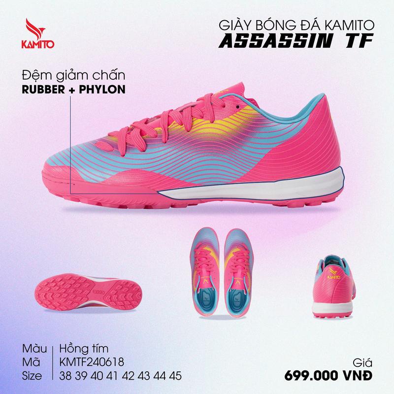 Giày Bóng Đá Kamito Assassin - Chính Hãng [Full Box + Quà Tặng] - Sport - Sneaker - Cao Su - Đá Banh - Tập Thể Dục - Giày Thể Thao