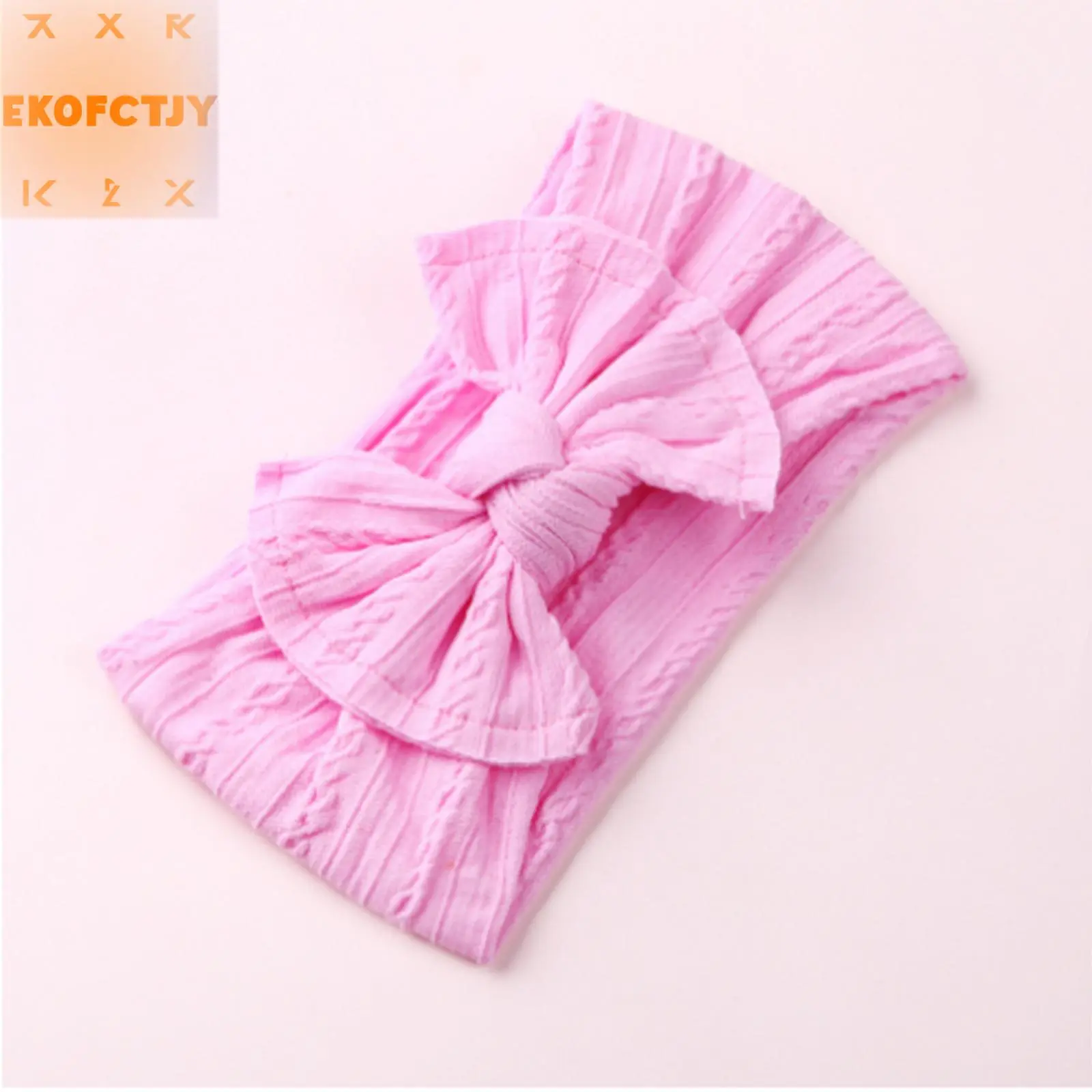Baby Nylon Head Wear Turbans Bow Knot Head Wraps Cute Hair Accessories