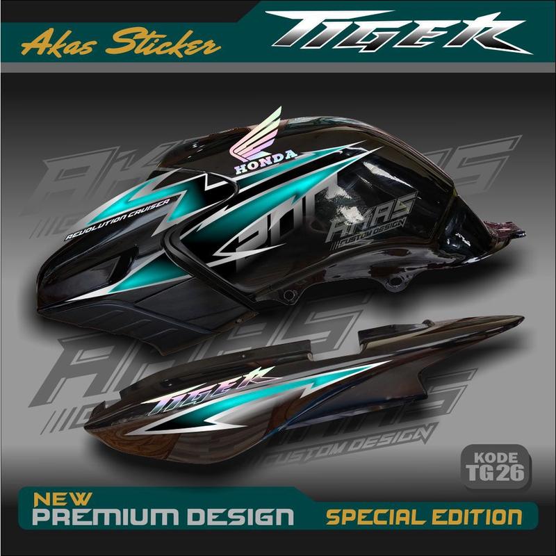Striping Tiger Revo Variasi Striping Tiger Custom HOLOGRAM kode TG26 5