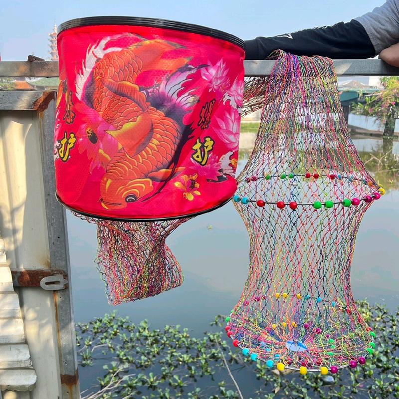 (màu ngẫu nhiên)Rọng hạt, rọng đựng cá giá rẻ Bắt Cá Fishing Đi Câu Câu Cá Fish