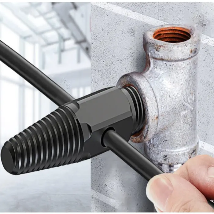 Pipe Screw Extractor Alat Buka Pencabut Drat Pipa Kran Patah Putus 1