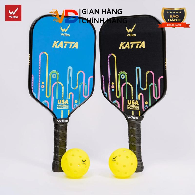 [Tặng bóng 30k ] Vợt Pickleball Wika Katta - THIẾT KẾ "VƯỢT THỜI GIAN '' 0