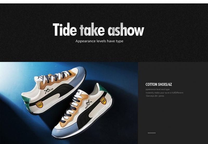 Product Introduction of Autumn Men's Shoes Breathable New Trendy All-Match Men's Casual Sneakers Youth Sports Running Shoes Soft Bottom Stylish Shoes 2