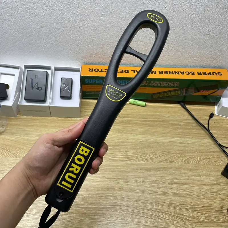 Máy dò kim loại cầm tay Broui, độ nhạy cao, phát hiện kim loại bằng âm thanh - rung động 0