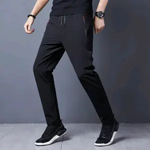 Celana Training Pria Gym Fitnes Harian Misty Tebal Elastis Sleting - Trgpolos Sport