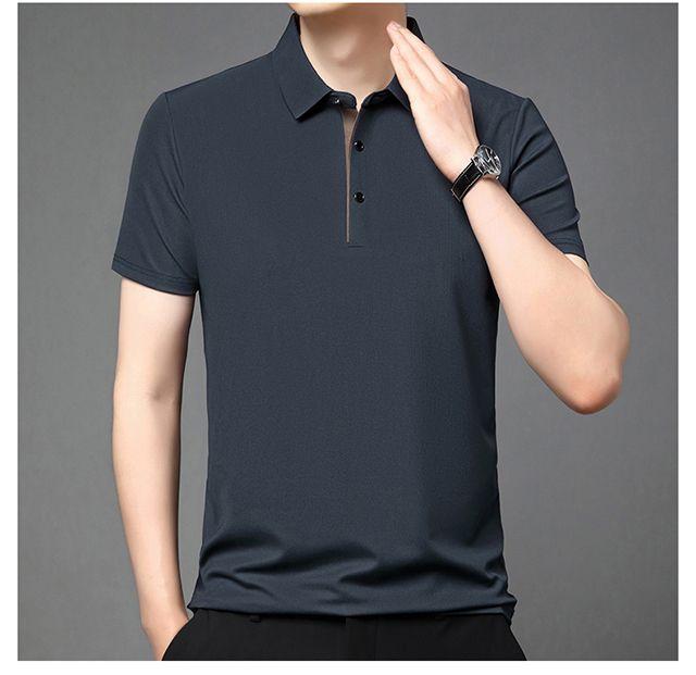 Product Introduction of Áo Sơ Mi Nam, ngắn Tay, Vai Polo, Cao Cấp, Áo Phông Chính Hãng, Phong Cách Công Sở, Tay Lửng Áo, Ve Áo, Bó Sát, Thoáng Khí, Áo Khoác, Năm 2025 13