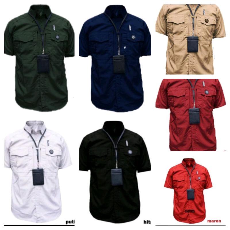 kemeja M.TAC ukuran jumbo tangan pendek 3xl sampai 6xl 0