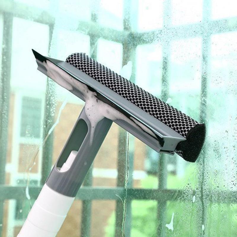 Product Introduction of Bàn Chải Làm Sạch Cửa Sổ, Gạt Nước Kính 3 Trong 1, Cho Phòng Tắm, Gương Và Cửa Sổ, Có Bình Xịt, Hai Mặt, R6Z7 40