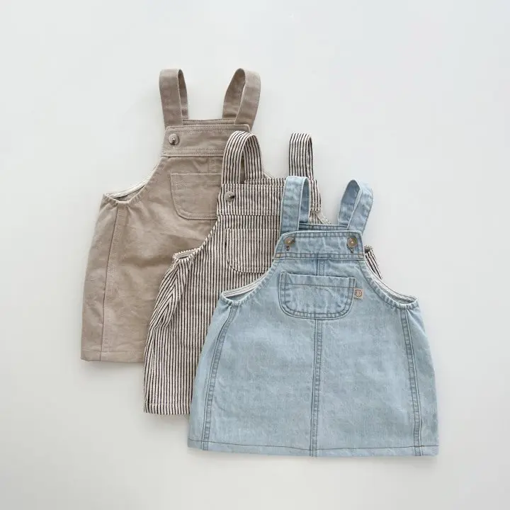 Yếm jean năng động cute bé gái