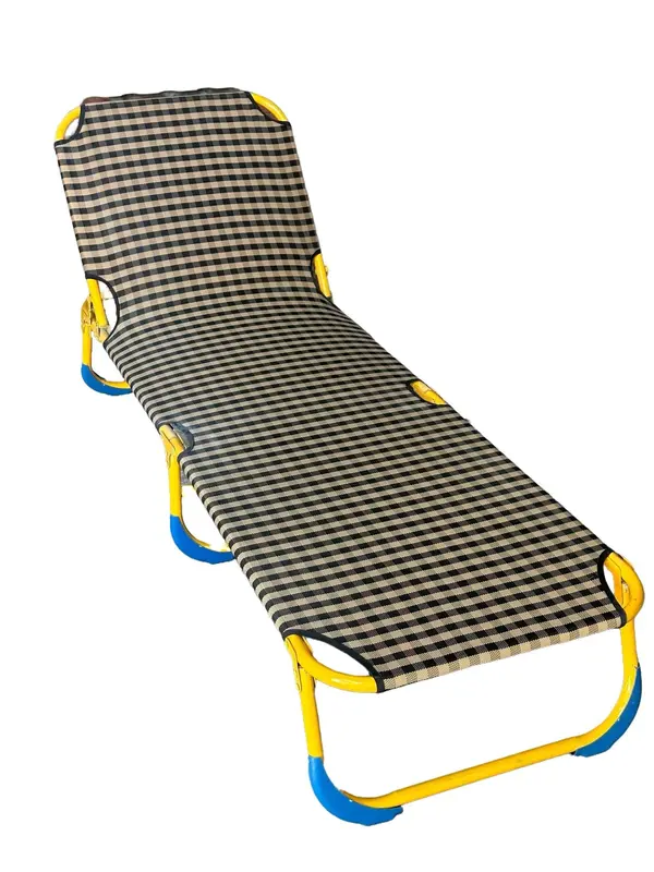 Giường văn phòng ngang 57x1m80 ( sắt phi tròn 22 sơn tĩnh điện MÀU VÀNG ) vải lưới textilen ngang 57 x dài 1m80 gấp khung quái giuong thong minh ngủ lò pallet sập gỗ 0