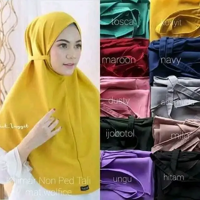 Jilbab Bergo Maryam Diamond Kerudung Maryam Produk Lokal UMKM