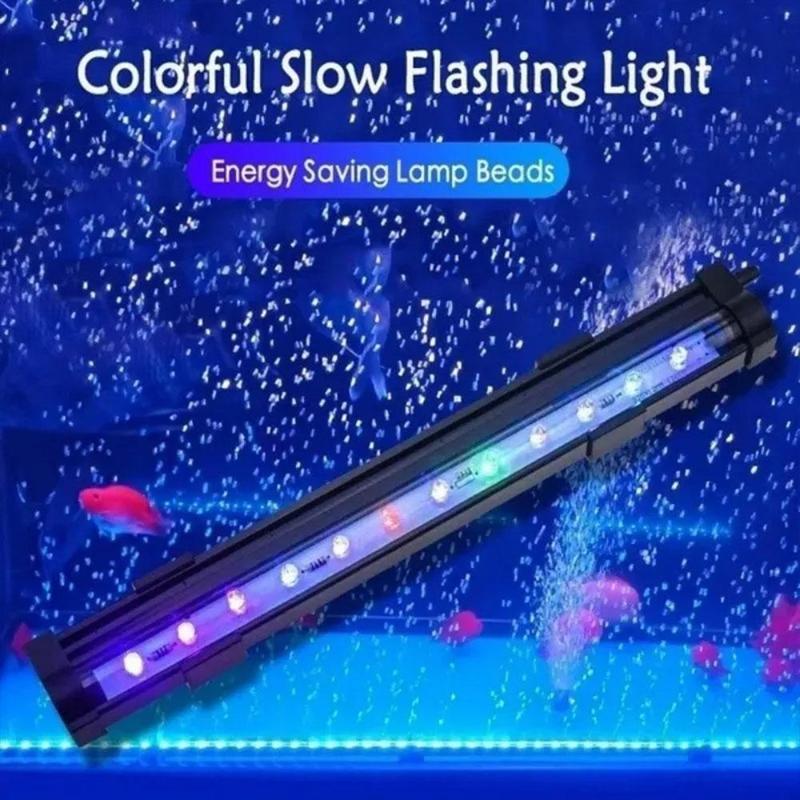 Product Introduction of Lampu Buih LED Akuarium, Berwarna-warni, Fungsi Berubah Warna, Kalis Air, Dikawal oleh Alat Kawalan Jauh, A7C1 38