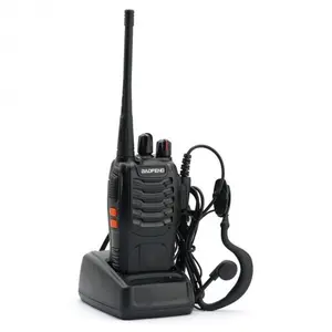 HT Bofeng 888s singleband UHF Garansi 1 Tahun Handy talky Hate Baofeng BF-888 / 888 / 888 s | Walkie Talkie radio komunikasi Hitam 5KM 5KM