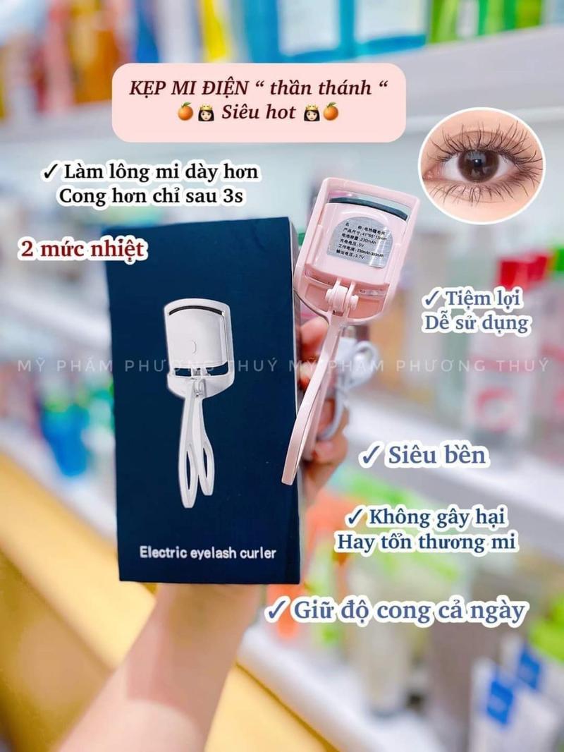 Product Introduction of Máy uốn mi nhiệt cong lâu  Nhiệt đủ để giữ an toàn cho mi, không nóng, bỏng rát, không rụng mi Trang Điểm Mỹ Phẩm 4