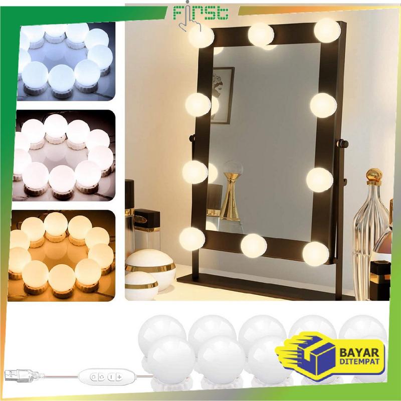 Product Introduction of FH K2 Lampu Meja Rias Dandan Kaca Va nity Cahaya Cermin ( 10 Bohlam ) 35