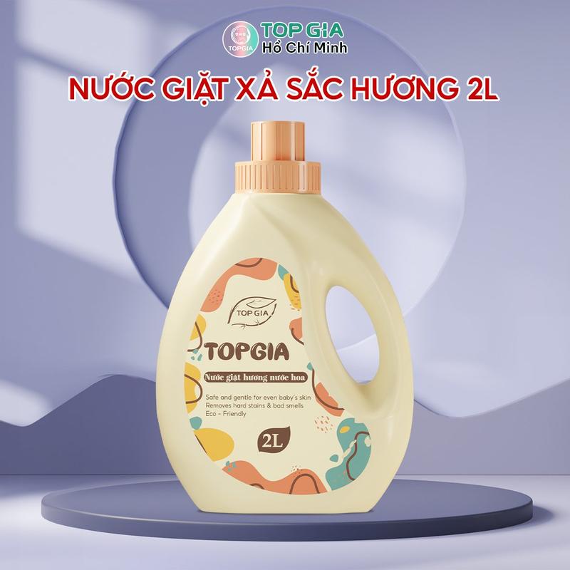 ( Đa Kho ) Nước giặt xả sắc hương Top Gia can 2L, thơm dịu nhẹ, giúp làm sạch và mềm quần áo