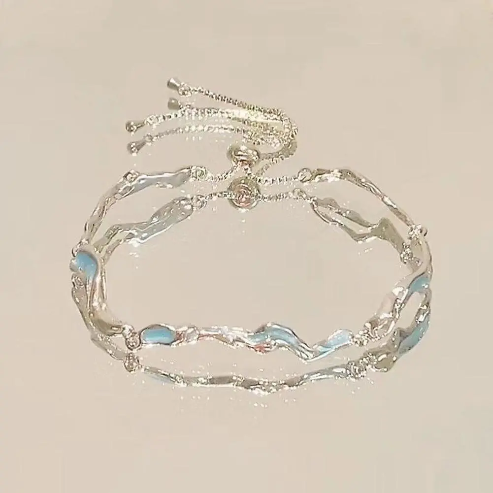 Simple Cherry Blossom Bow Bracelet All-Match Bracelet For Women Girl Bracelets Accessories Gift Girlfriend Student Bracelet