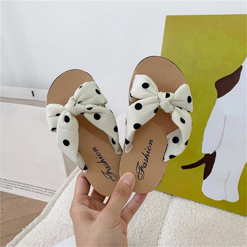Product Introduction of Kids Girls Slippers Soft Sole Non-slip Bohemian Toddler Princess Slide Sandals Summer Beach Baby Shoes 48