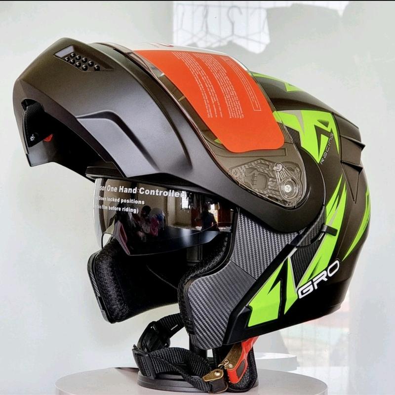  Mũ Bảo Hiểm FullFace  Gro ST25 Lật Hàm 2 Kính tặng túi rút tiện lợi  Helmet 