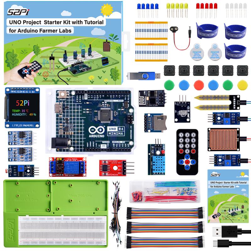 52Pi UNO R4 Minima Project Starter Kit with Tutorial for Smart - TikTok ...