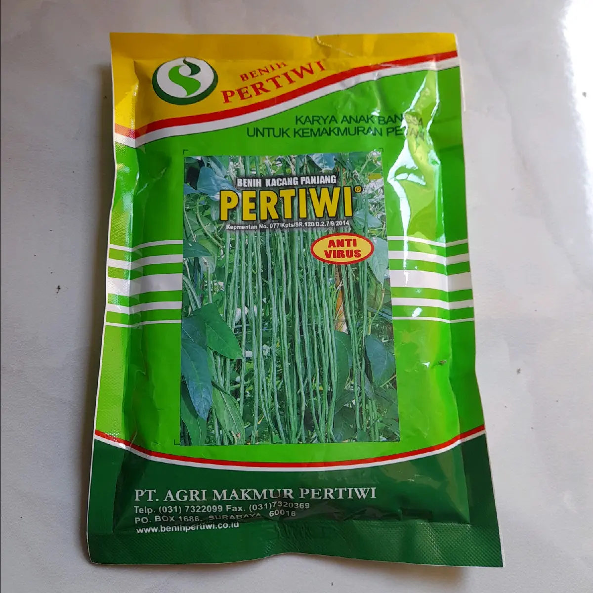 Benih Bibit kacang panjang isi 50 biji