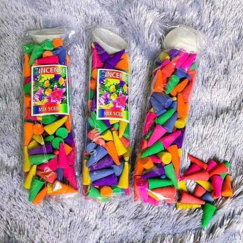 Gói 100gram viên nhang trầm hương Thái Lan ( có kèm chén )