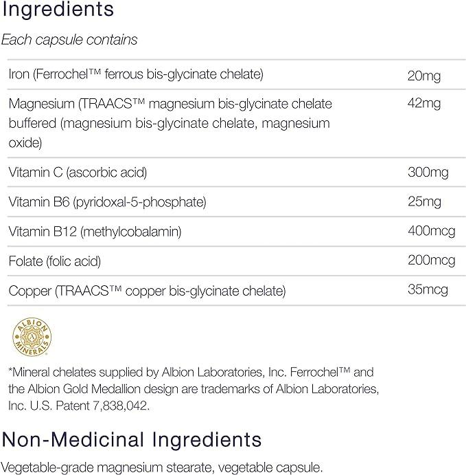 Viên uống bổ sung sắt Canprev Iron Bis Glycinate 20mg hỗ trợ sức khỏe, bổ máu 90 viên 2
